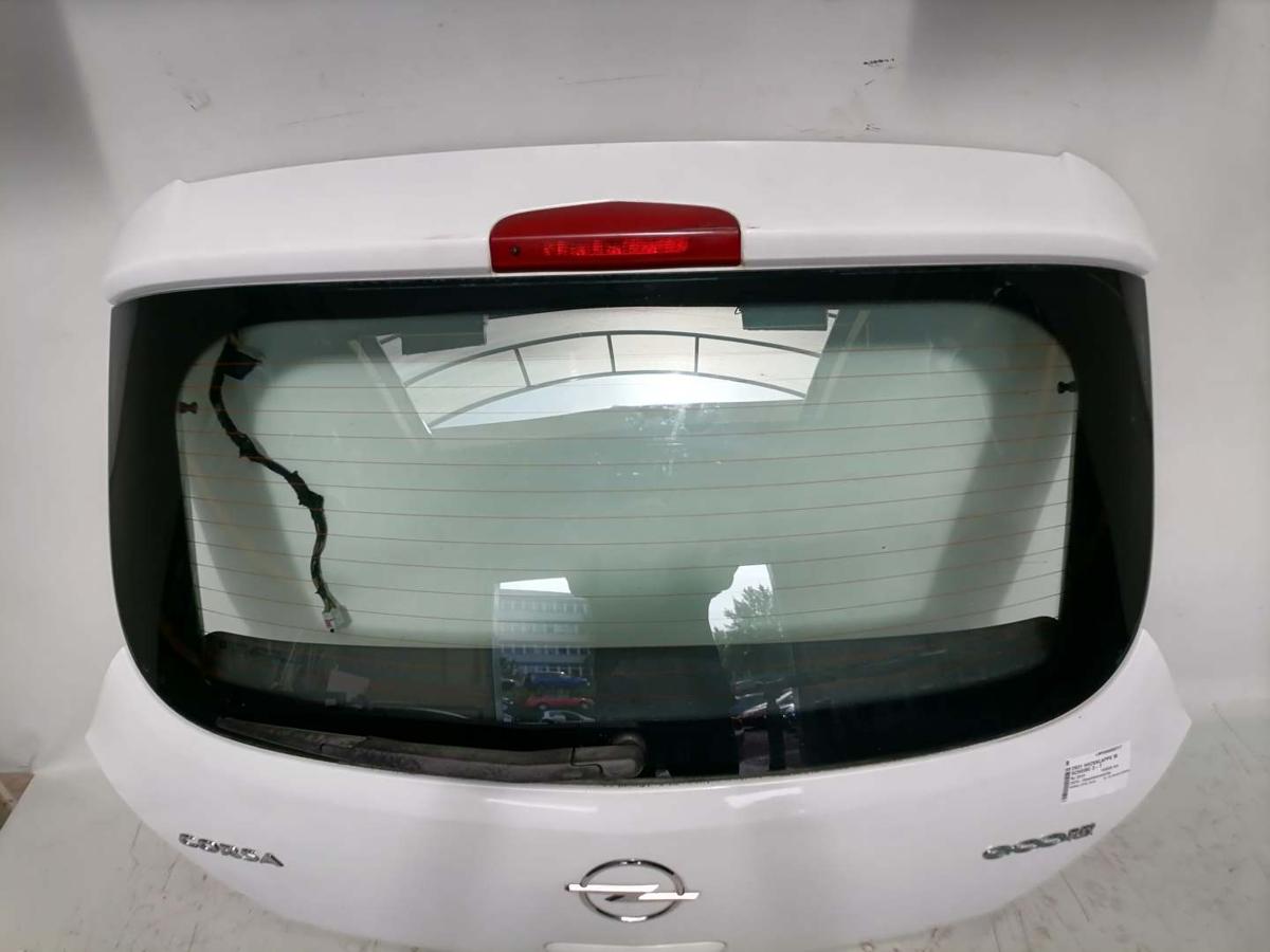 Opel Corsa D original Heckklappe mit Scheibe Z474 Casablancaweiss 3-Türer BJ10